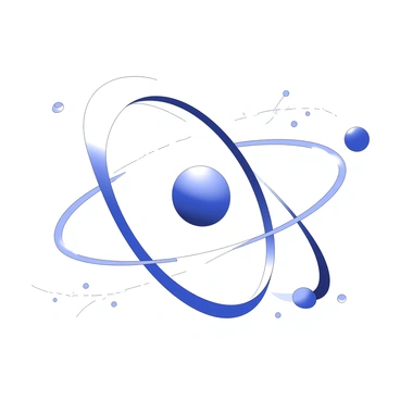 An atom is depicted in a dynamic pose, with electrons orbiting around the nucleus. The nucleus is represented at the center, composed of protons and neutrons closely packed together. Energy waves are emanating from the atom, illustrating the absorption process, with the electrons moving to higher energy levels in their orbits. The entire scene is focused on the interaction between the atom and the energy waves, showcasing the movement of particles and the transformation happening within the atom.