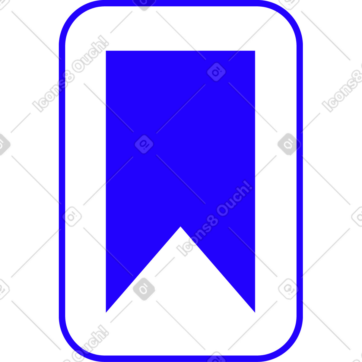 Ilustração de Marcador página em no estilo Print para baixar em PNG, SVG