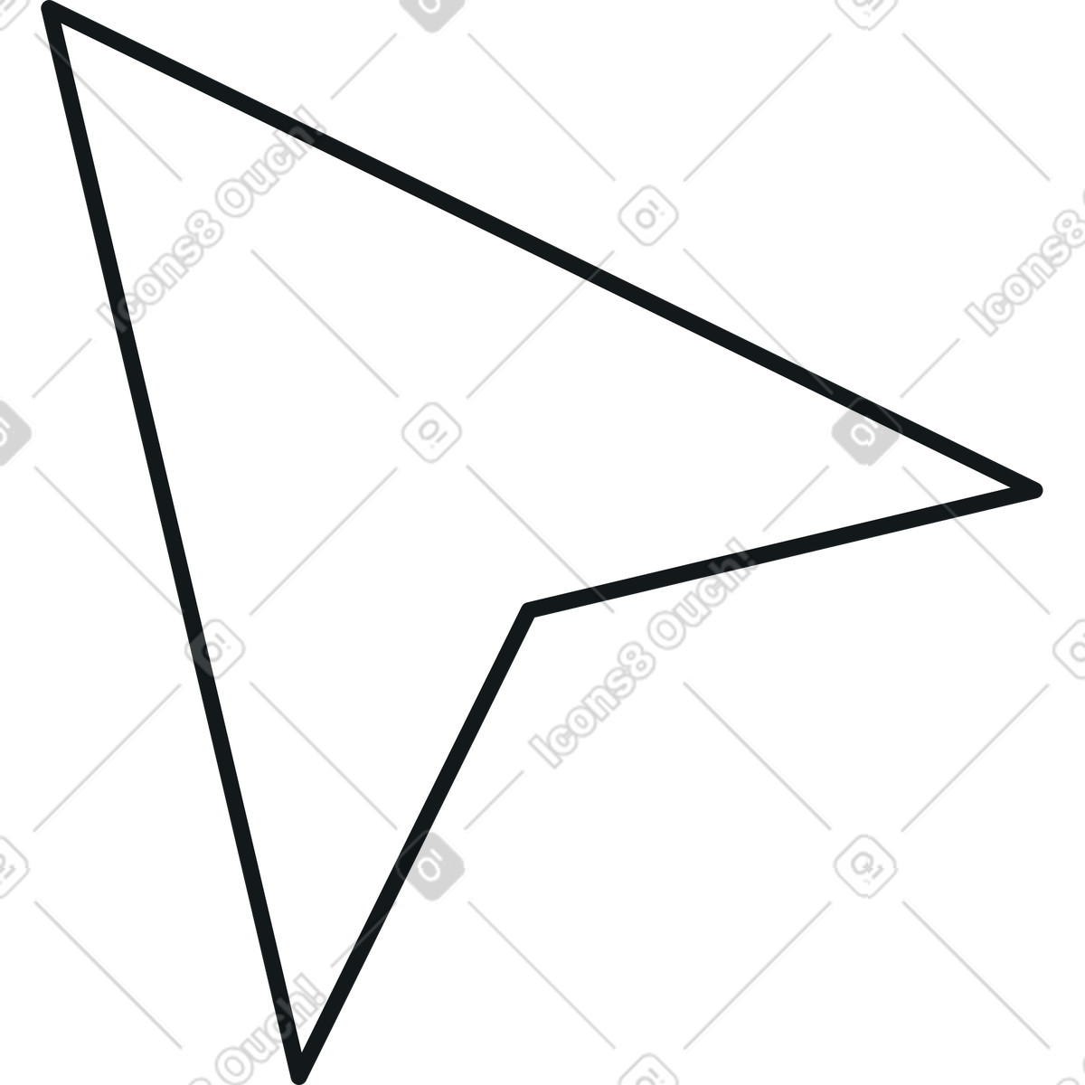 Midnight スタイルの カーソル のイラストをPNG、SVG形式でダウンロード