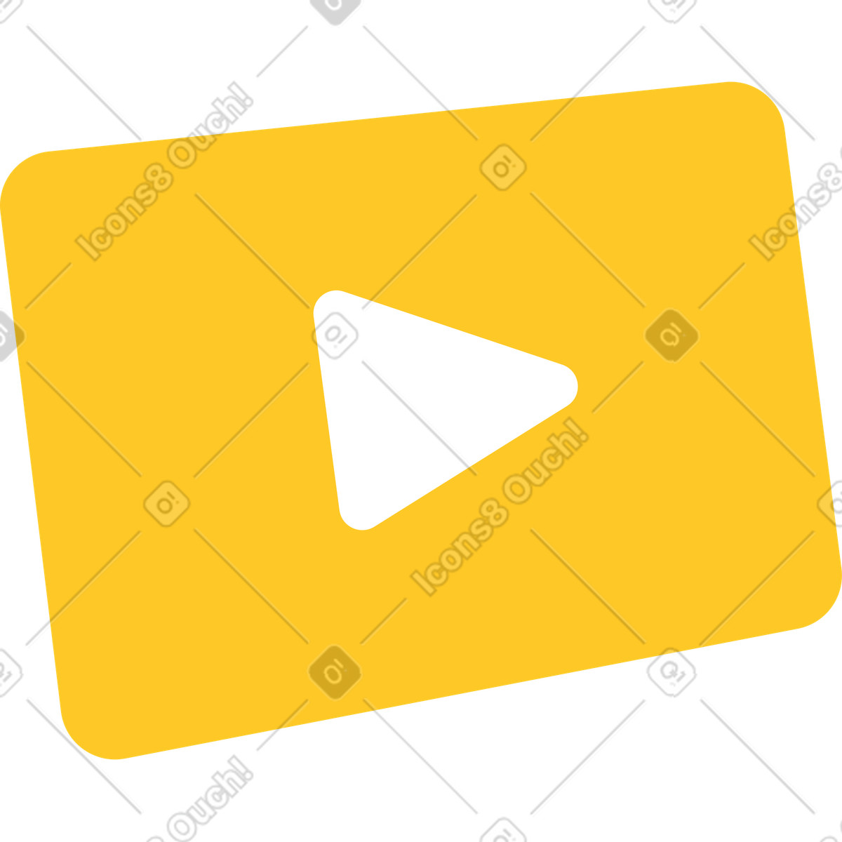 Иллюстрация Логотип youtube в стиле Rocky — скачать в форматах PNG, SVG