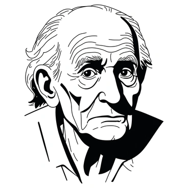 A striking portrait of an elderly person features textured wrinkles that map the contours of their face. Their expressive eyes convey a deep sense of wisdom and experience, reflecting a lifetime of stories. The background is softly blurred, emphasizing the intricate details of the person's features, while the interplay of light and shadow creates depth and character in the portrait. The overall composition highlights the individual's unique features and the rich texture of their skin.