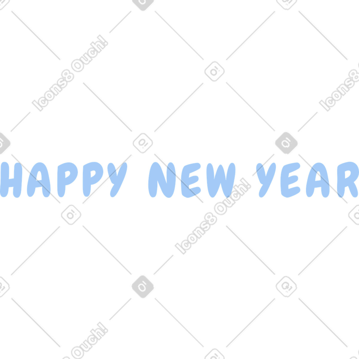 下载 Marginalia 风格的 新年快乐 插画，支持 PNG、SVG 格式
