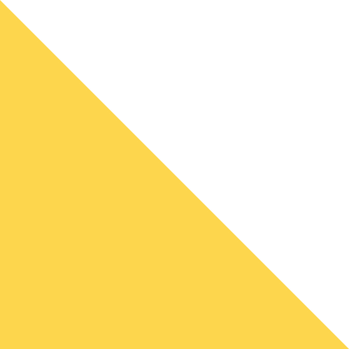 Triangle yellow illustrazione in stile Fogg scarica in PNG, SVG