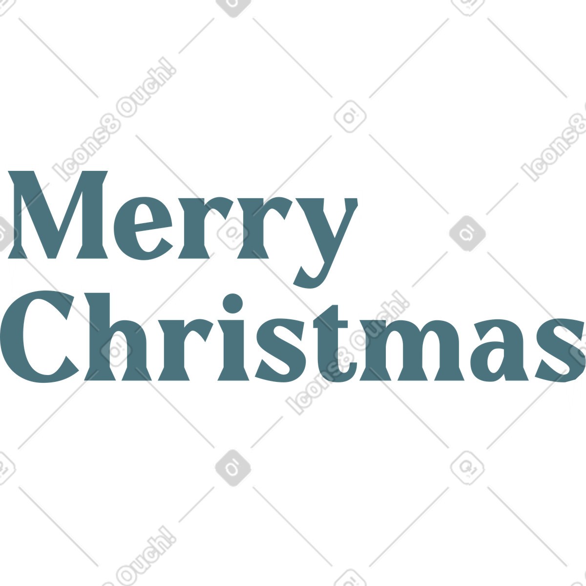 Frohe weihnachten mit schnee-Illustration im Nordic-Stil als Download in PNG, SVG