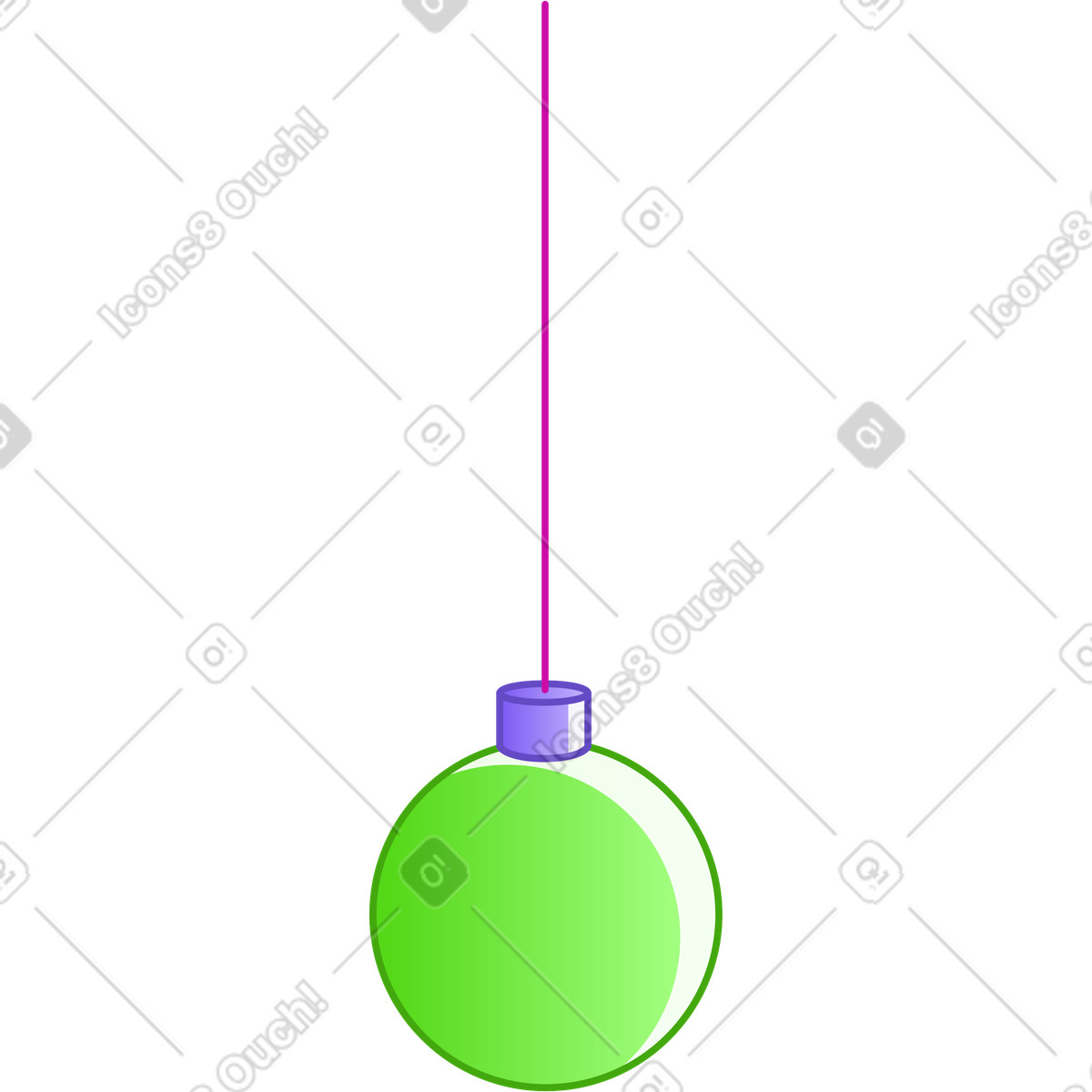 下载 Rainbow 风格的 圣诞树装饰 插画，支持 PNG、SVG 格式