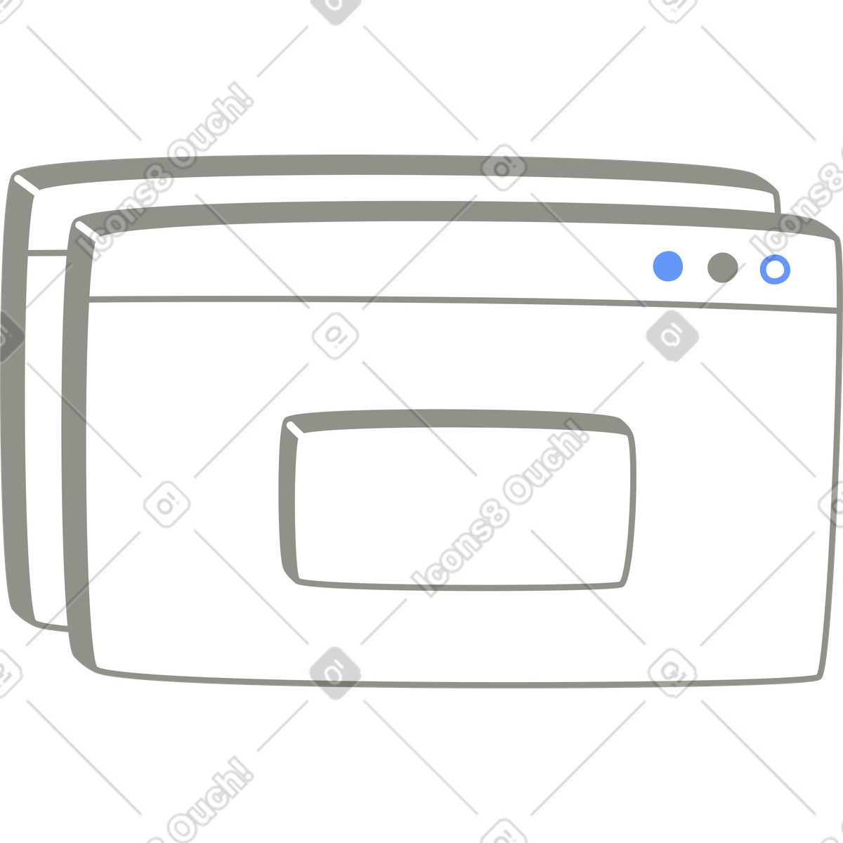 Programma di navigazione in rete illustrazione stile Plain scarica PNG, SVG