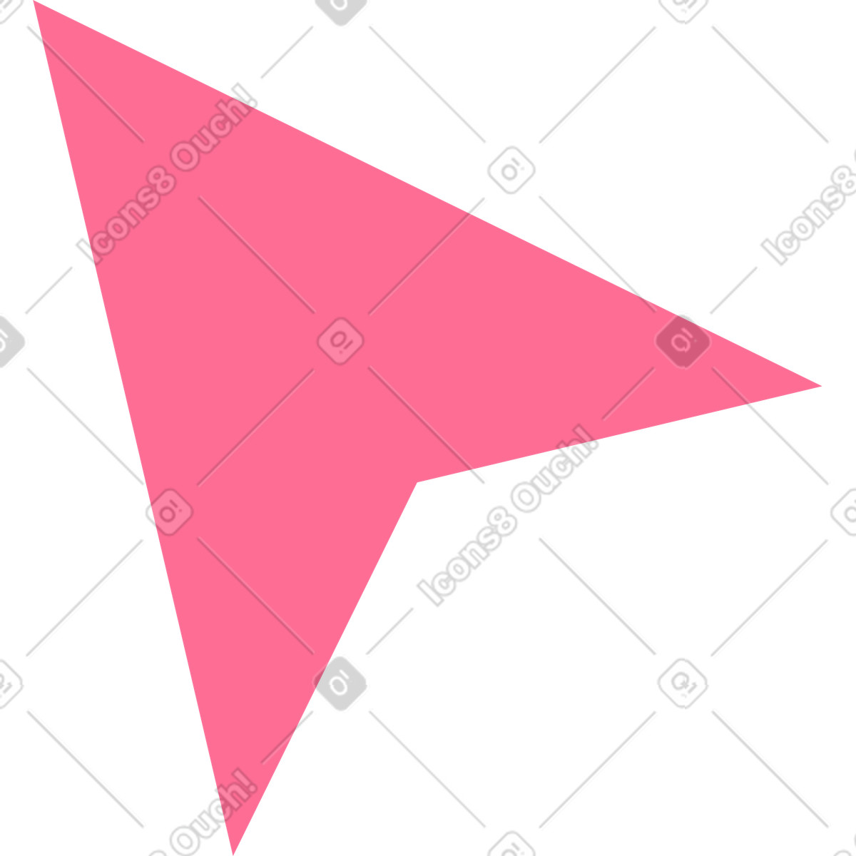 Mauszeiger-Illustration im Bright-Stil als Download in PNG, SVG