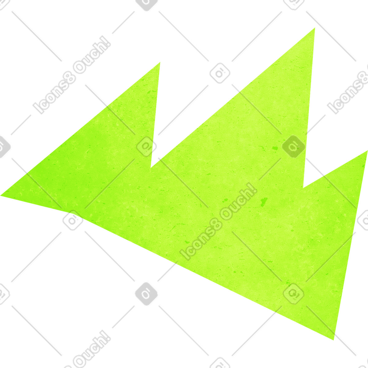 Green figure illustration in Lettering style download in PNG, SVG