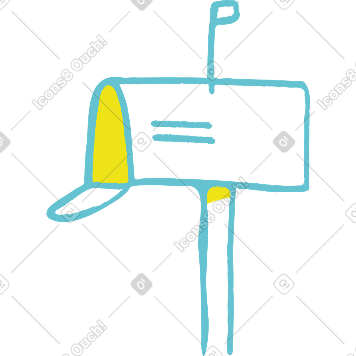下载 Lime 风格的 邮箱 插画，支持 PNG、SVG 格式