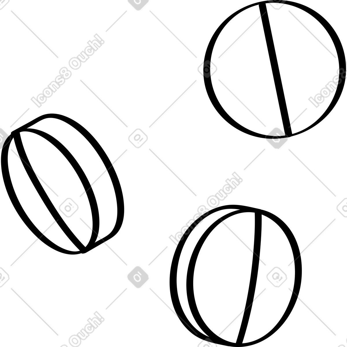 Ilustración Tabletas en estilo Looney a descargar en PNG y SVG