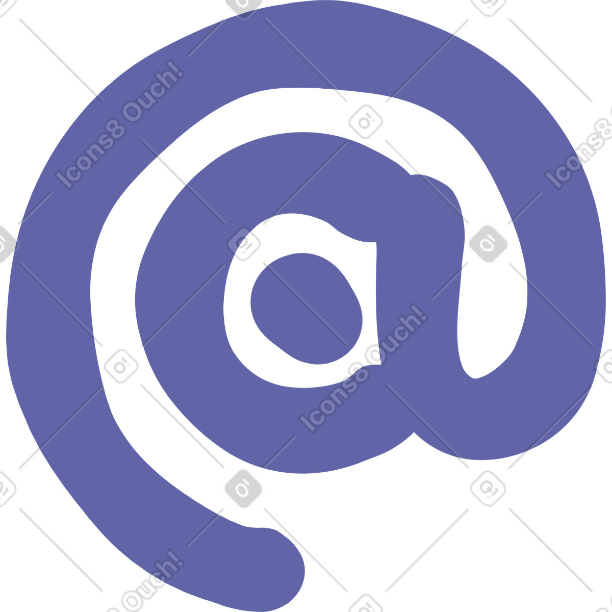 Illustration At dans le style Stripy à télécharger aux formats PNG, SVG