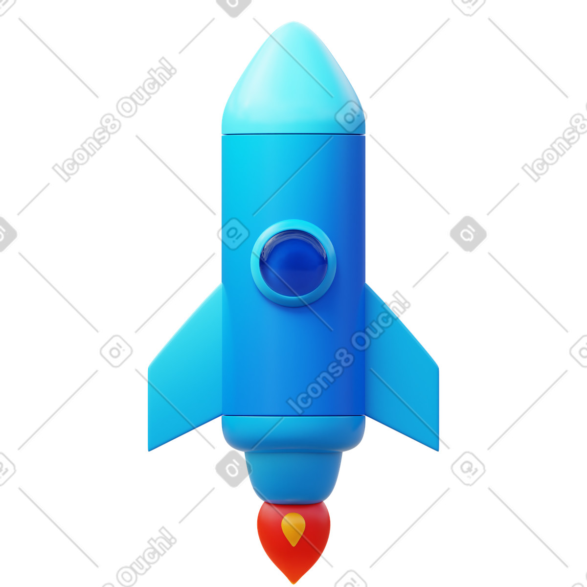 Иллюстрация Launch в стиле 3D Fluency — скачать в форматах PNG, SVG