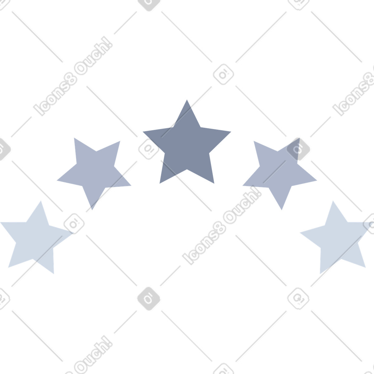 System 스타일의 Stars 일러스트레이션 PNG, SVG 다운로드