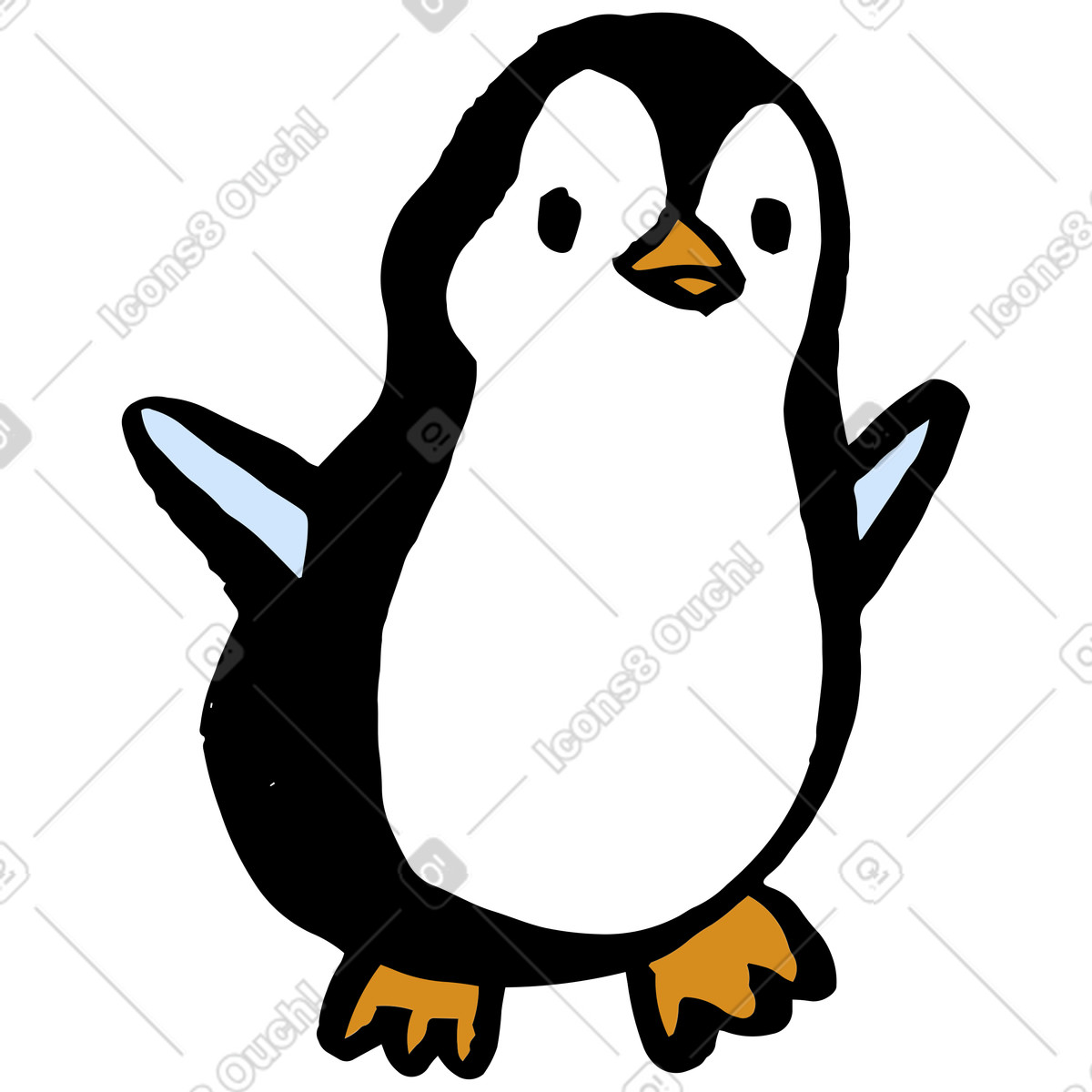 下载 Scandi 风格的 企鹅 插画，支持 PNG、SVG 格式