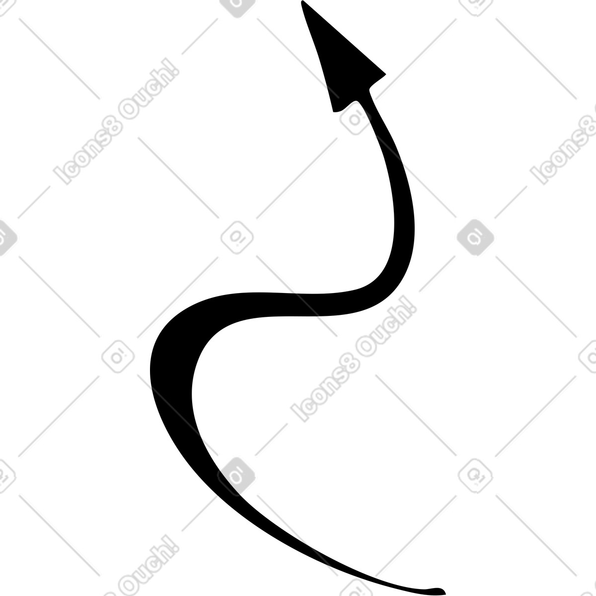 Ilustración Flecha hacia arriba en estilo Line a descargar en PNG y SVG
