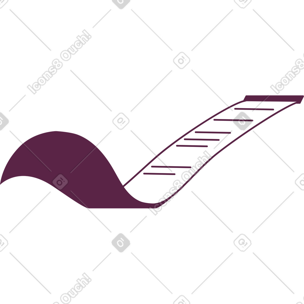 Ilustración Pequeño mensaje de contrato en estilo Sammy a descargar en PNG y SVG