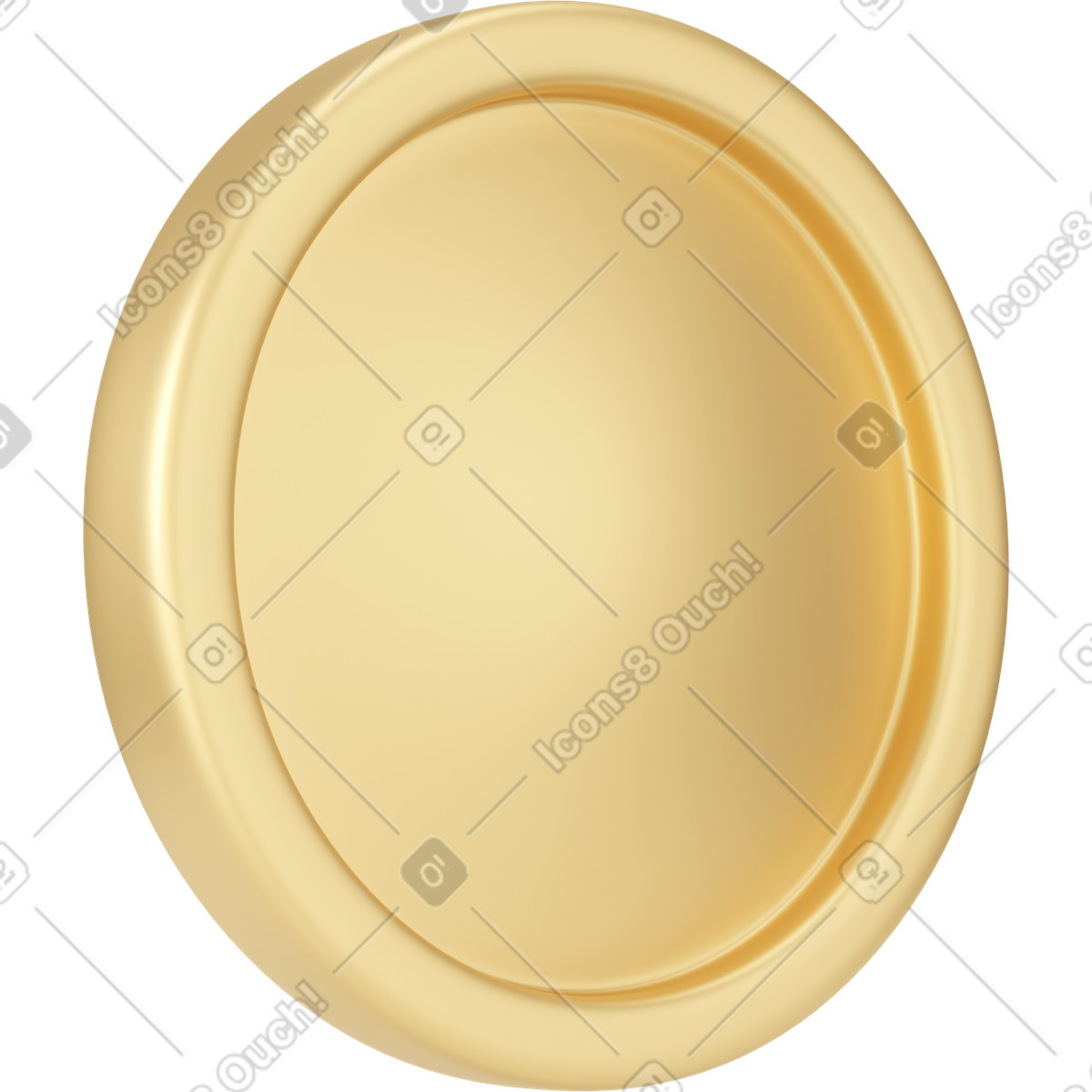 Ilustração de Moeda vista lateral em no estilo 3D Business para baixar em PNG, SVG