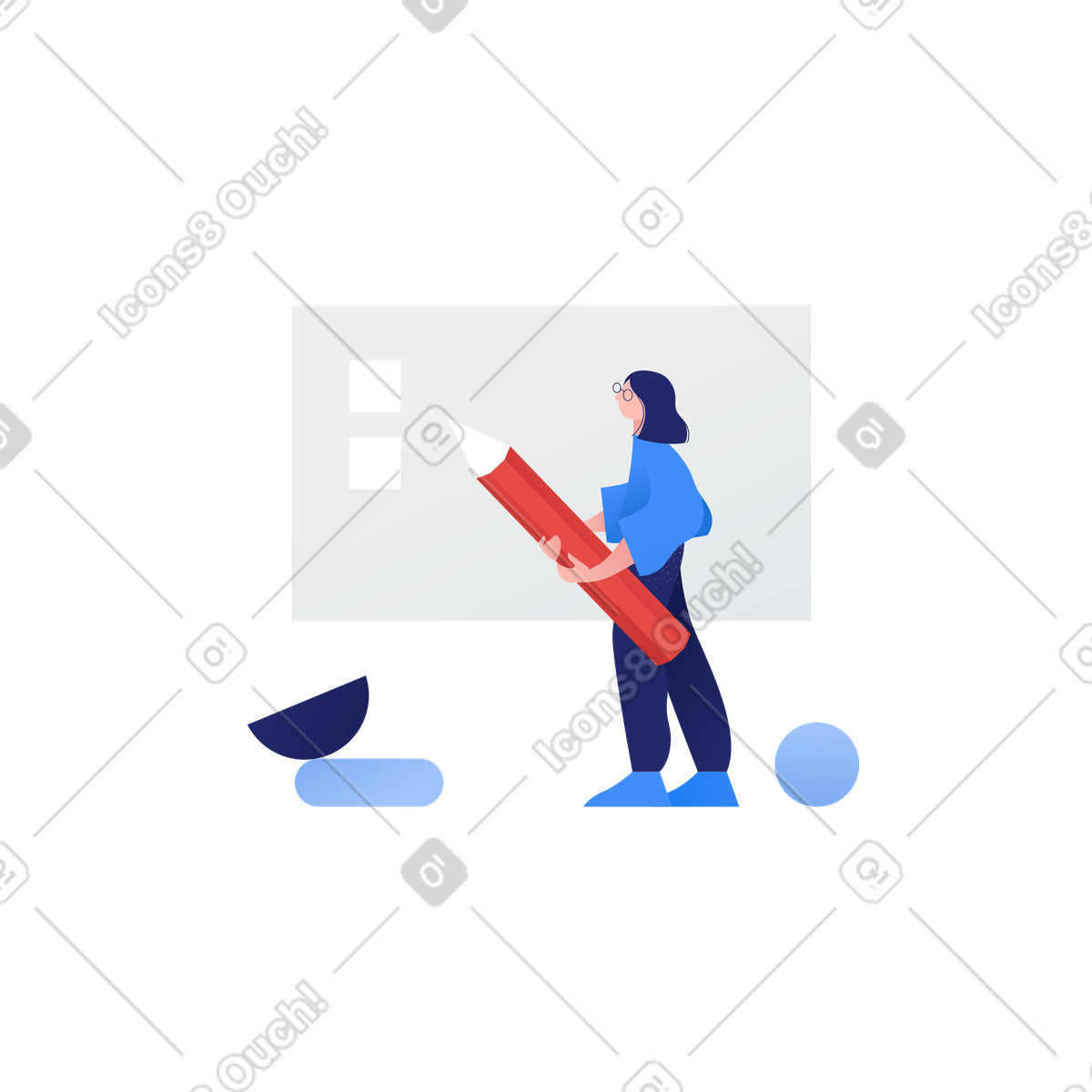 List is empty illustration in PNG, SVG