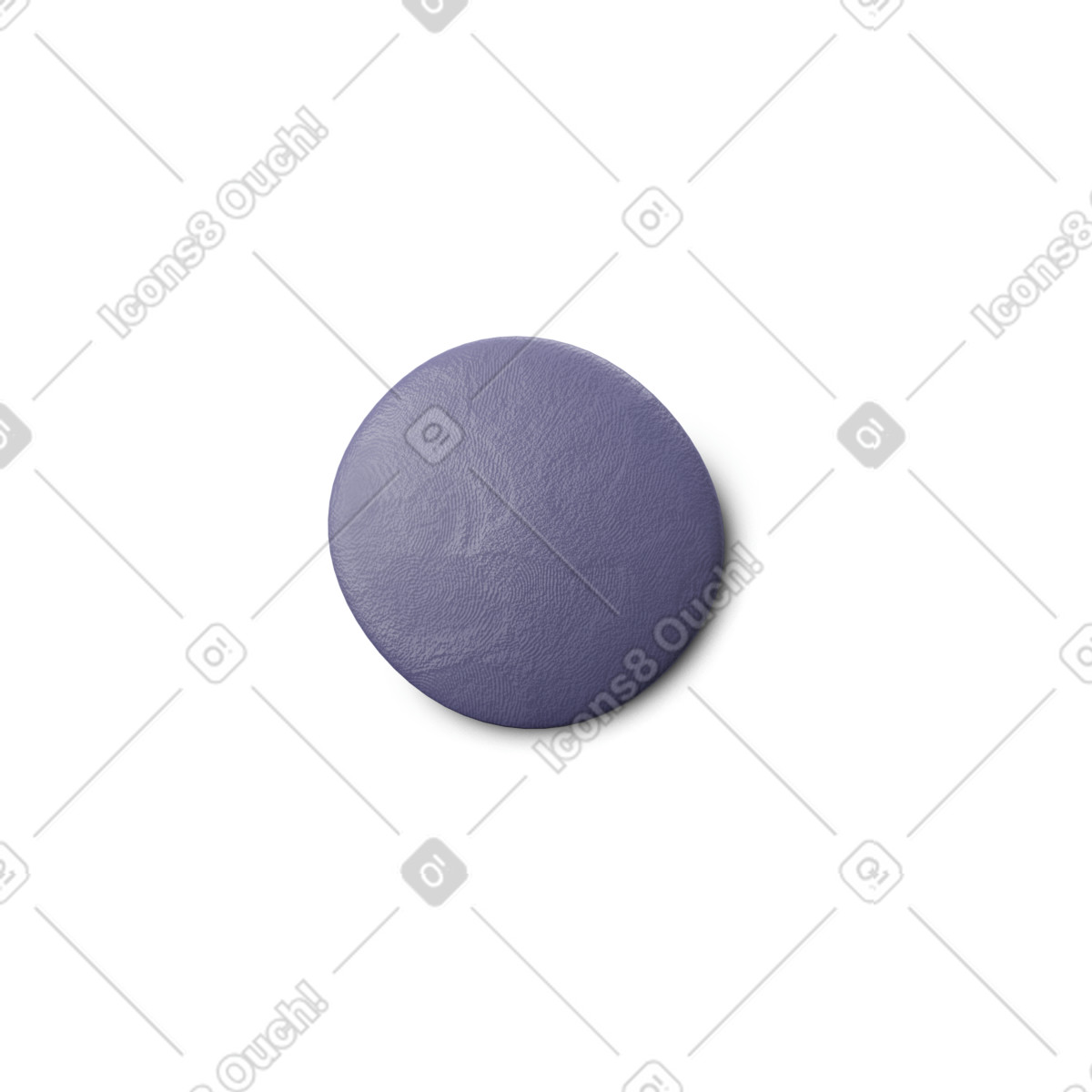 Ilustración Iris gris en estilo 3D Stripy a descargar en PNG y SVG