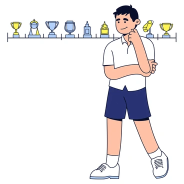 Roger Federer standing in front of a timeline of tennis history, reflecting on his achievements.