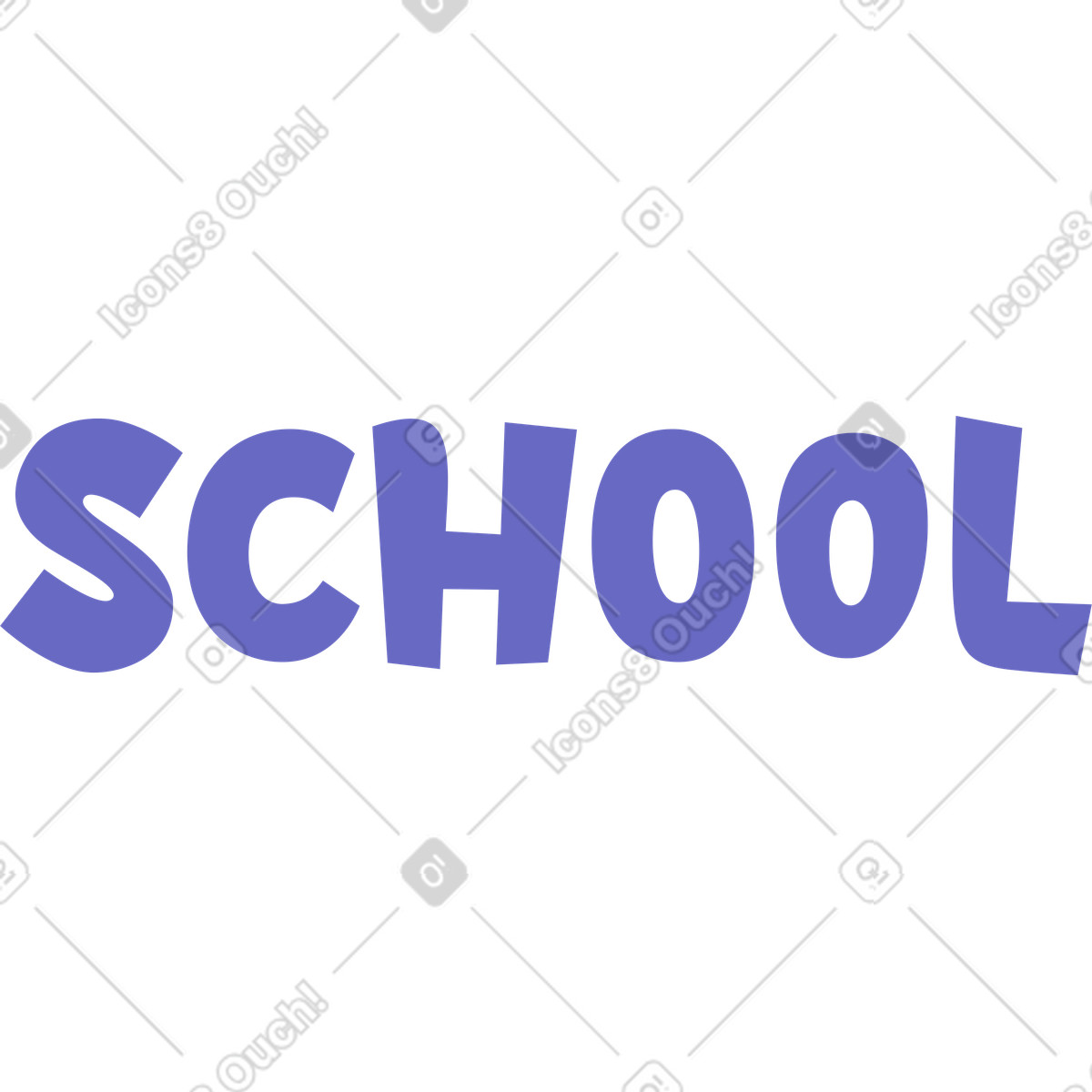 下载 Woof 风格的 Lettering school 插画，支持 PNG、SVG 格式