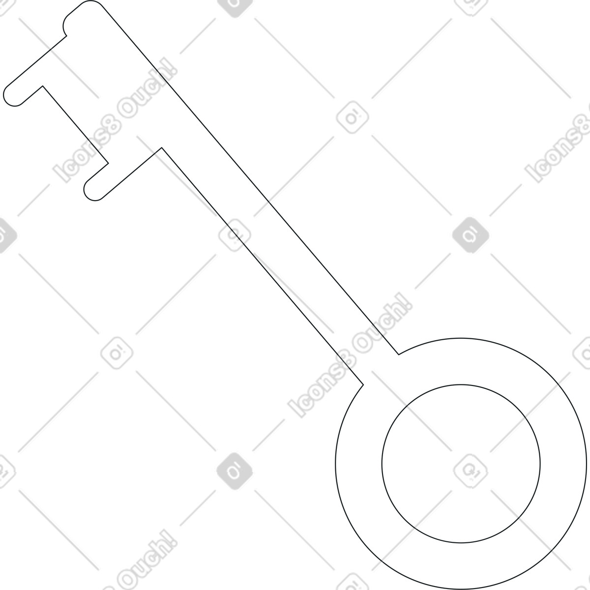 Midnight スタイルの キー のイラストをPNG、SVG形式でダウンロード