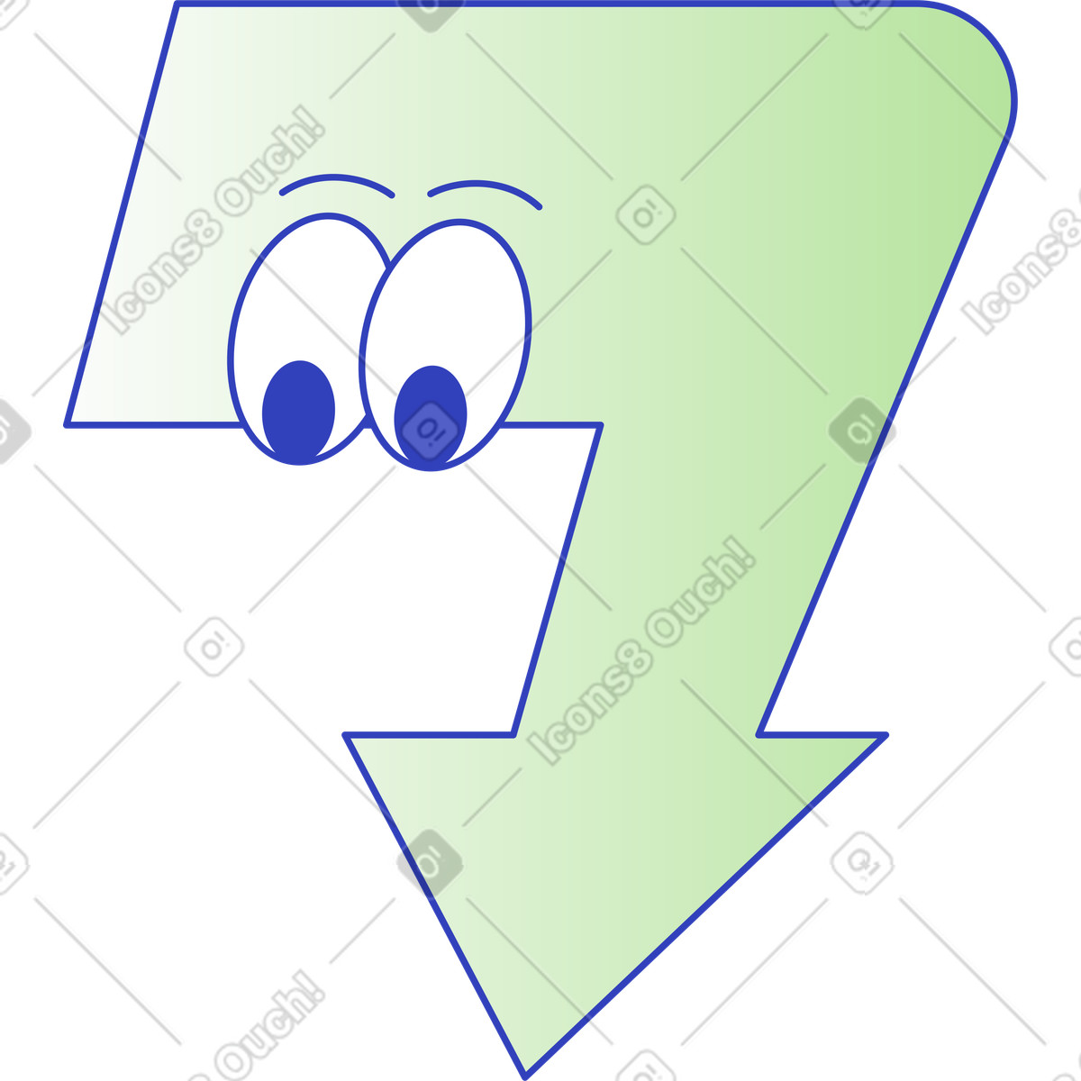 Start here illustration in Eyeful style download in PNG, SVG