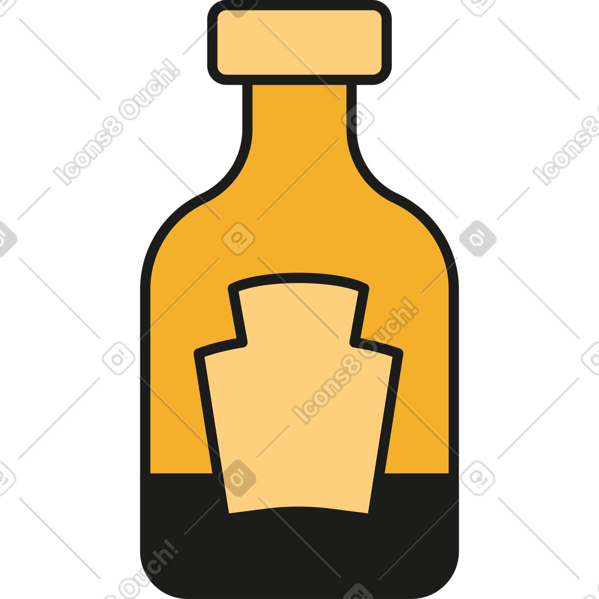 Rubber スタイルの Ketchup のイラストをPNG、SVG形式でダウンロード
