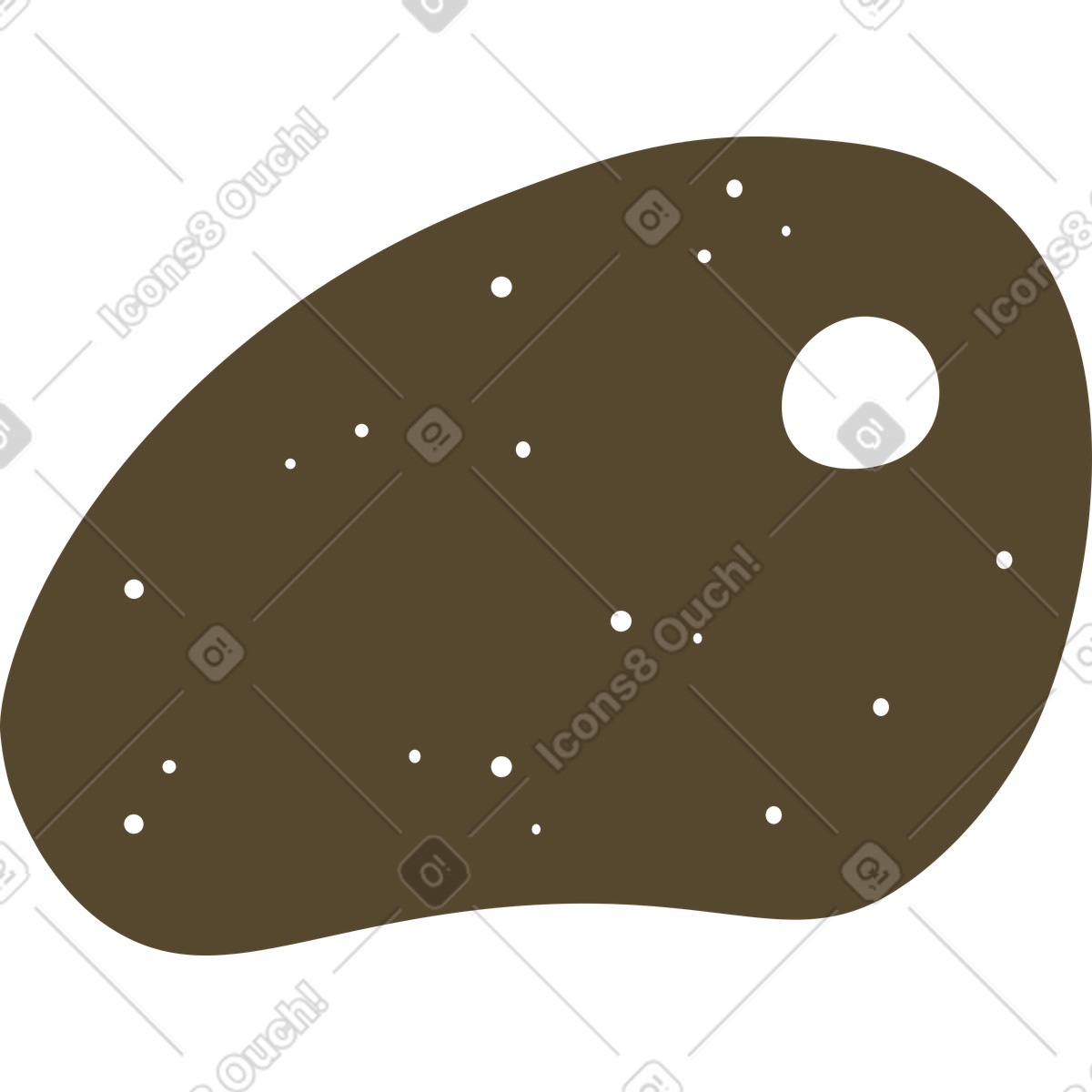 Illustration Nuit dans le style Arabica à télécharger aux formats PNG, SVG