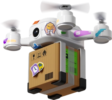 Ilustraciones e Imágenes de Entrega en PNG y SVG