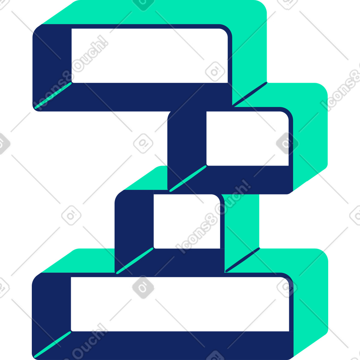 Scaffale illustrazione in stile Cyborg scarica in PNG, SVG