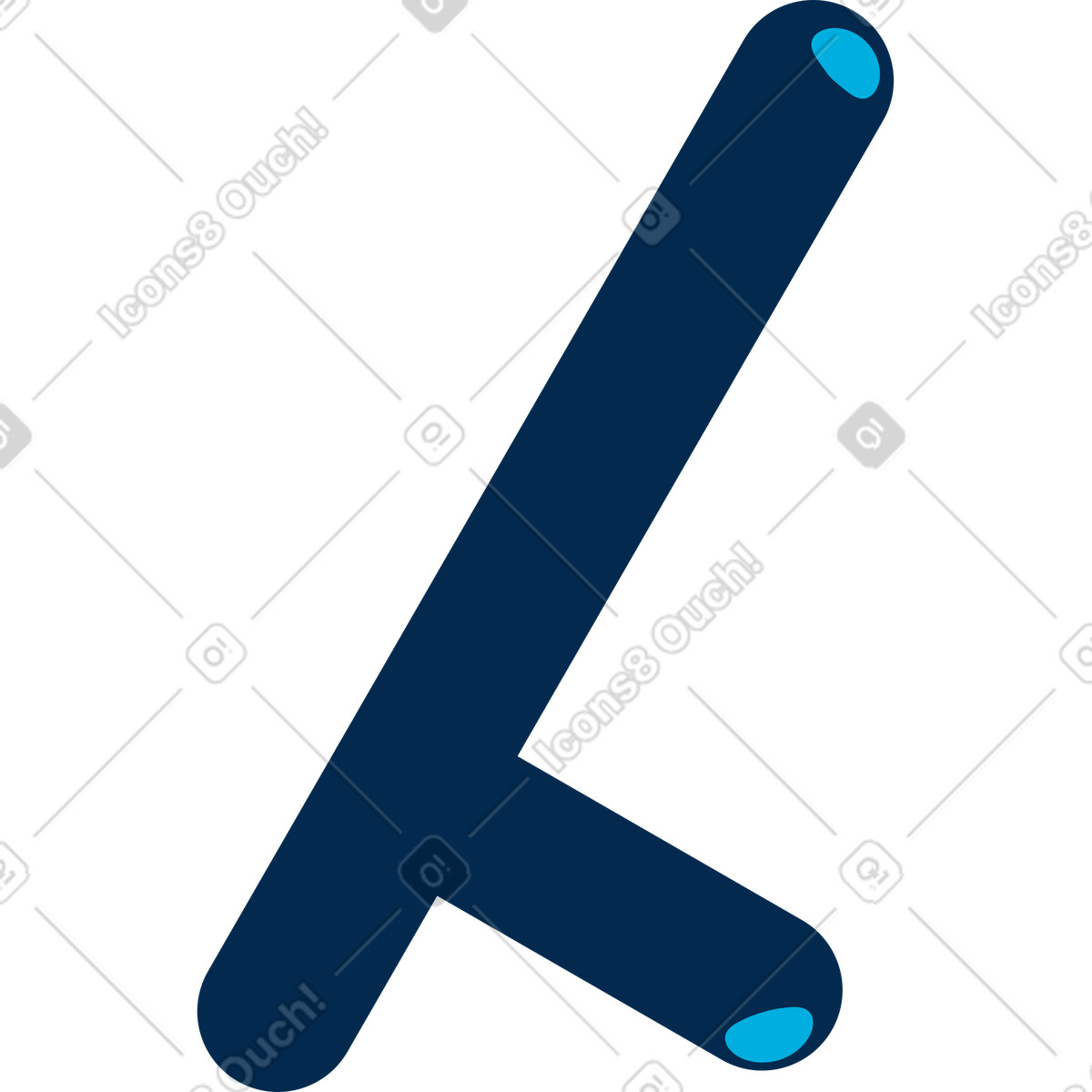 Ilustración Batuta en estilo Flame a descargar en PNG y SVG