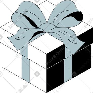 Boite cadeau PNG, SVG