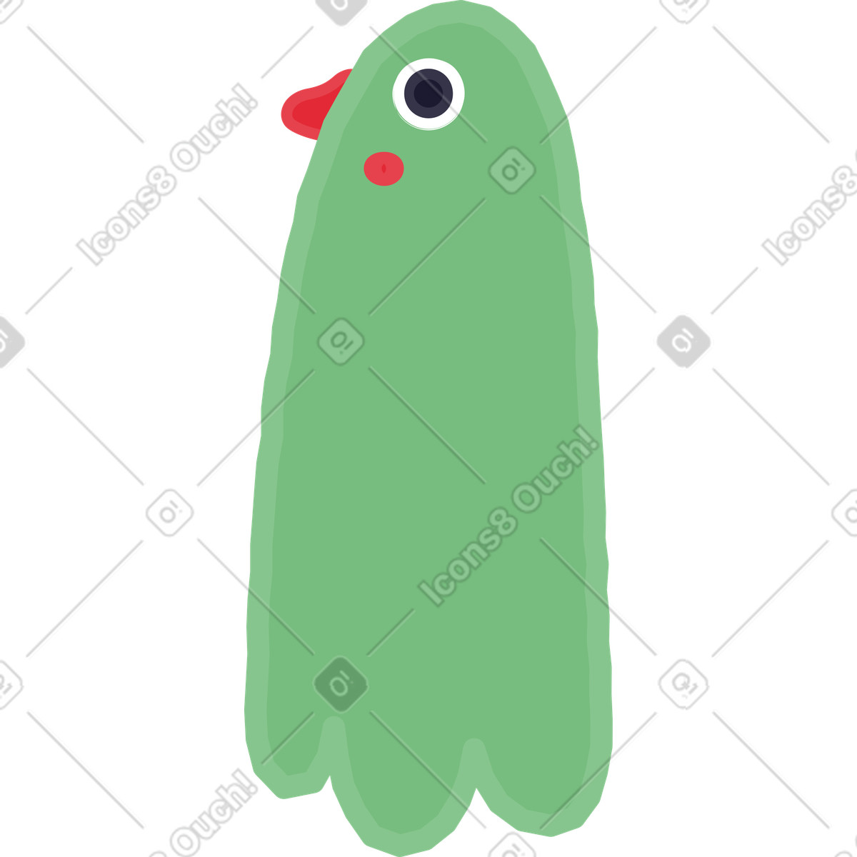 Stripy スタイルの 幽霊 のイラストをPNG、SVG形式でダウンロード