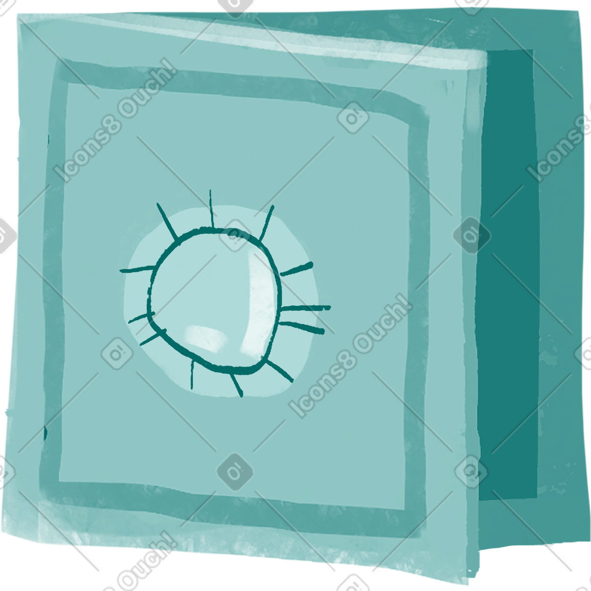 下载 Fabulous 风格的 Blue safe 插画，支持 PNG、SVG 格式