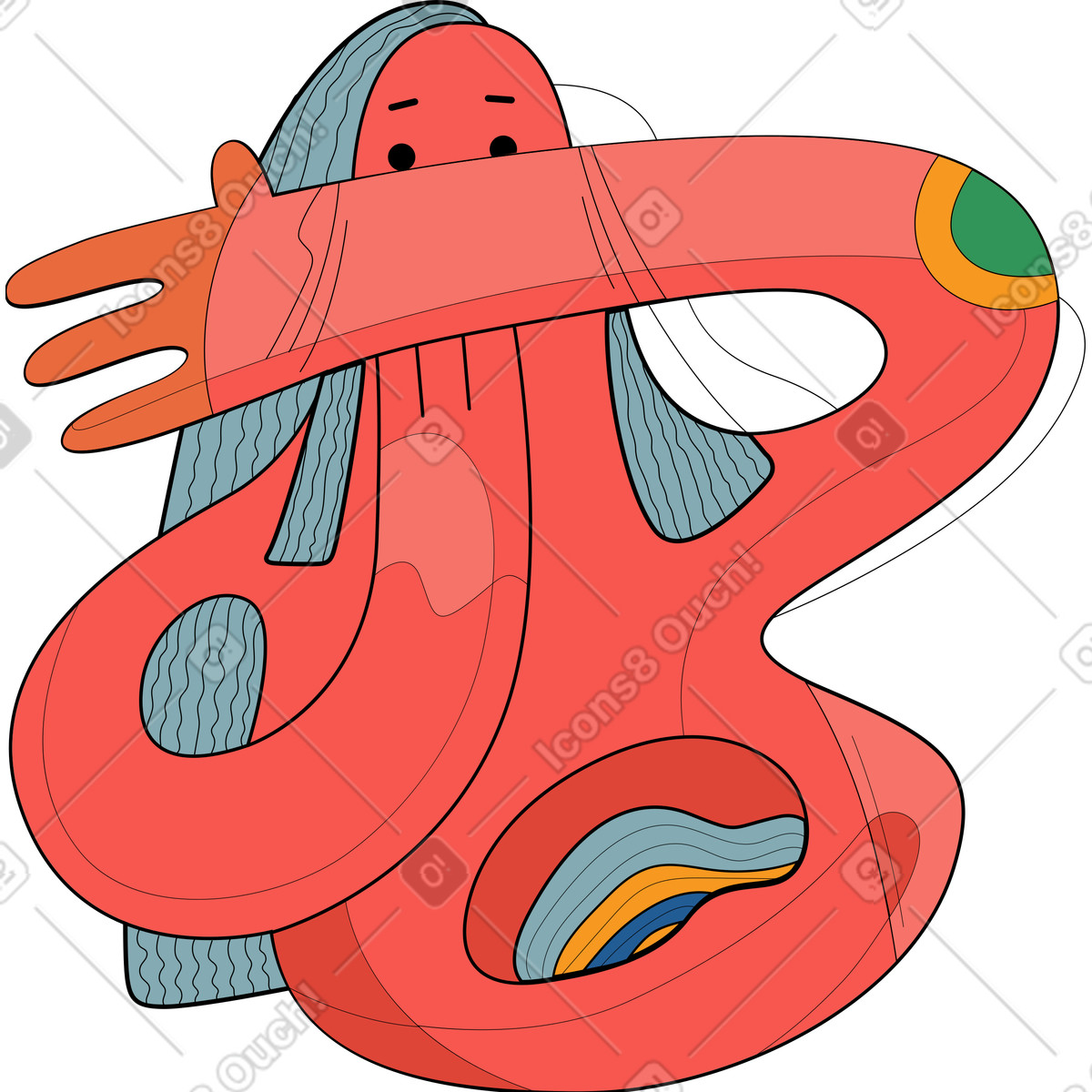 Иллюстрация Существо в PNG и SVG
