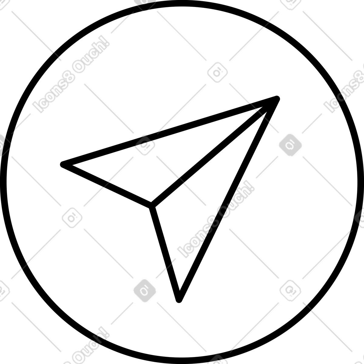 Illustration Bouton envoyer un message dans le style Azure à télécharger aux formats PNG, SVG