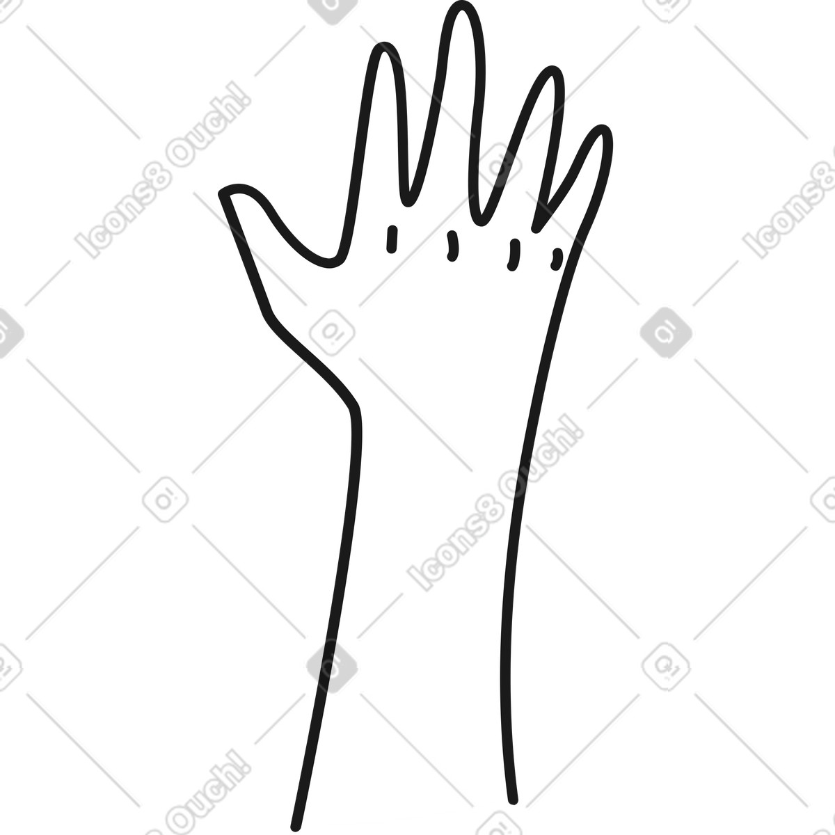Hand illustration forearm clipart image graphics available for download in PNG