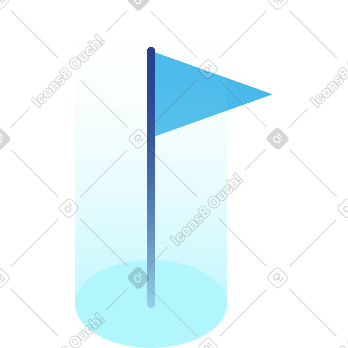 Flagge im licht-Illustration Quantum-Stil als Download in PNG, SVG