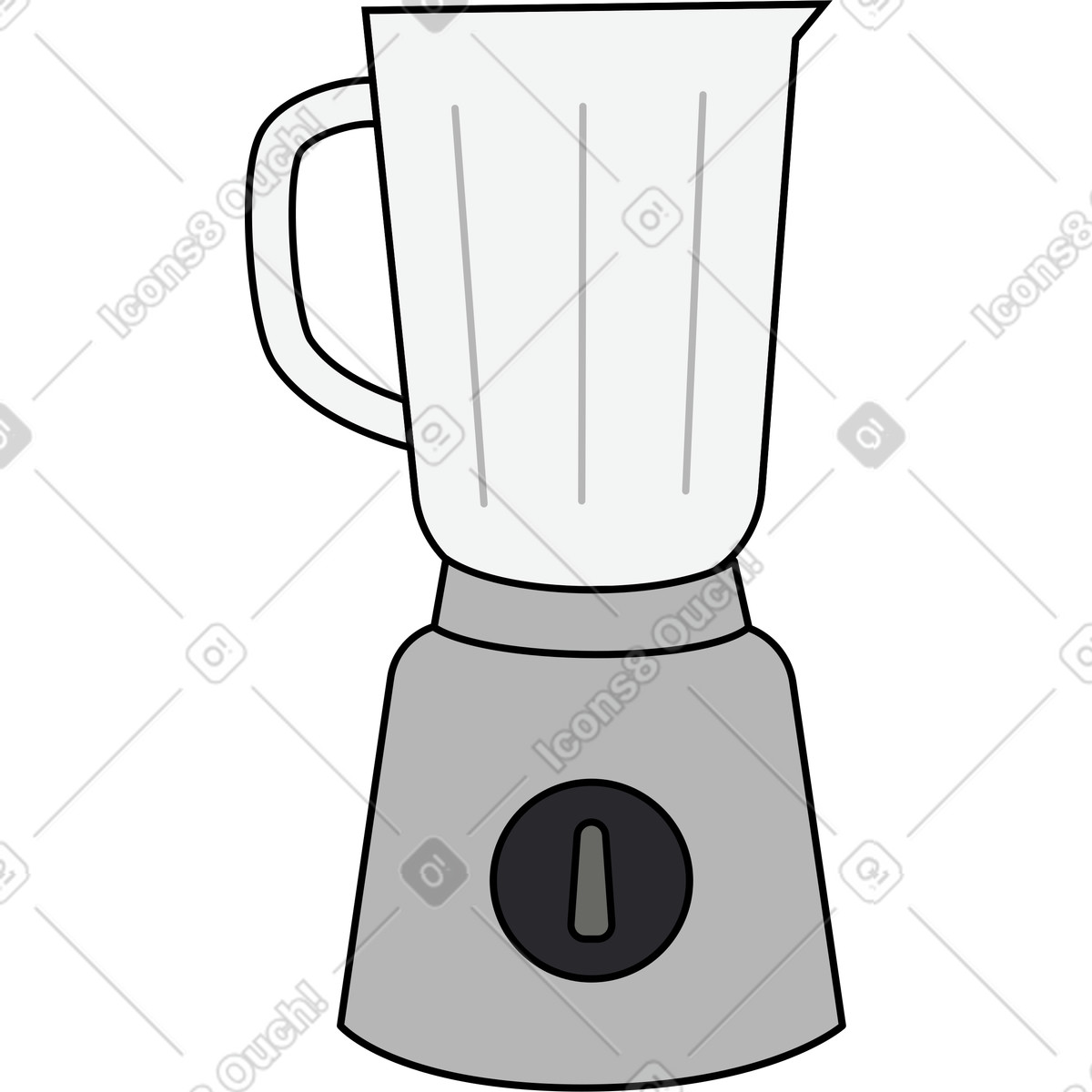 Mixer-Illustration im Kindy-Stil als Download in PNG, SVG