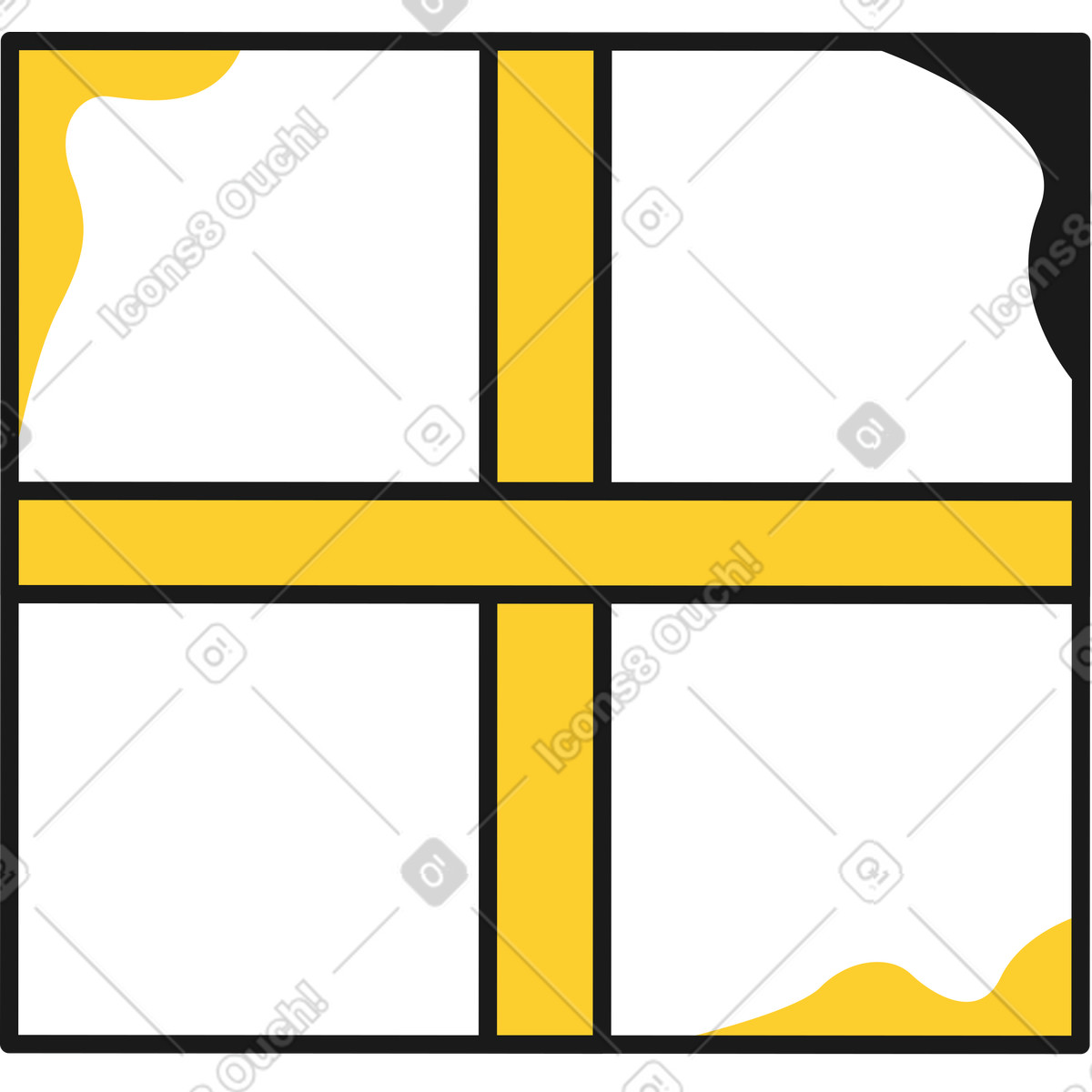 下载 Taxi 风格的 框 插画，支持 PNG、SVG 格式