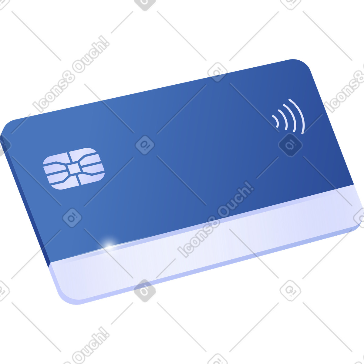 Carta di credito illustrazione in stile Quantum scarica in PNG, SVG