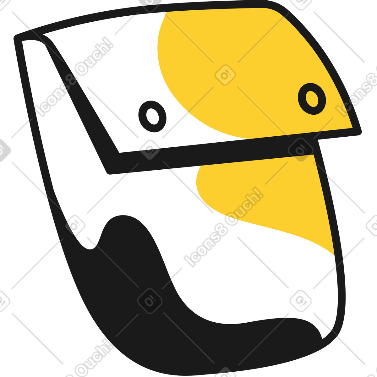 Taxi スタイルの バッグ のイラストをPNG、SVG形式でダウンロード