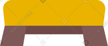 Chaise banquette jaune PNG, SVG