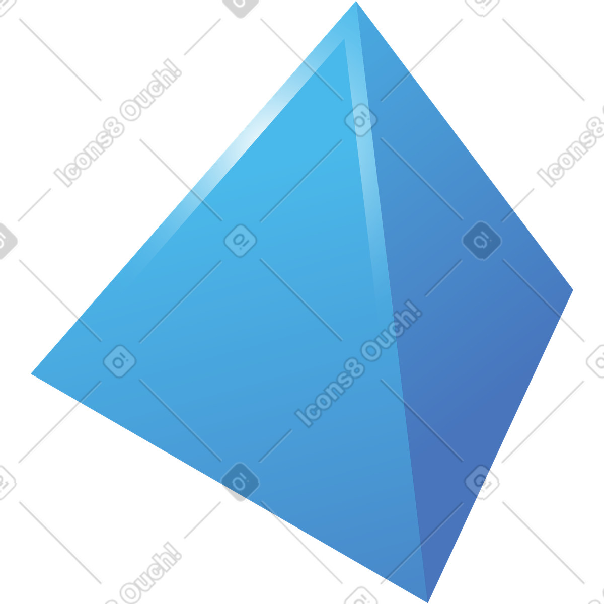 Illustration Pyramide dans le style Quantum à télécharger aux formats PNG, SVG