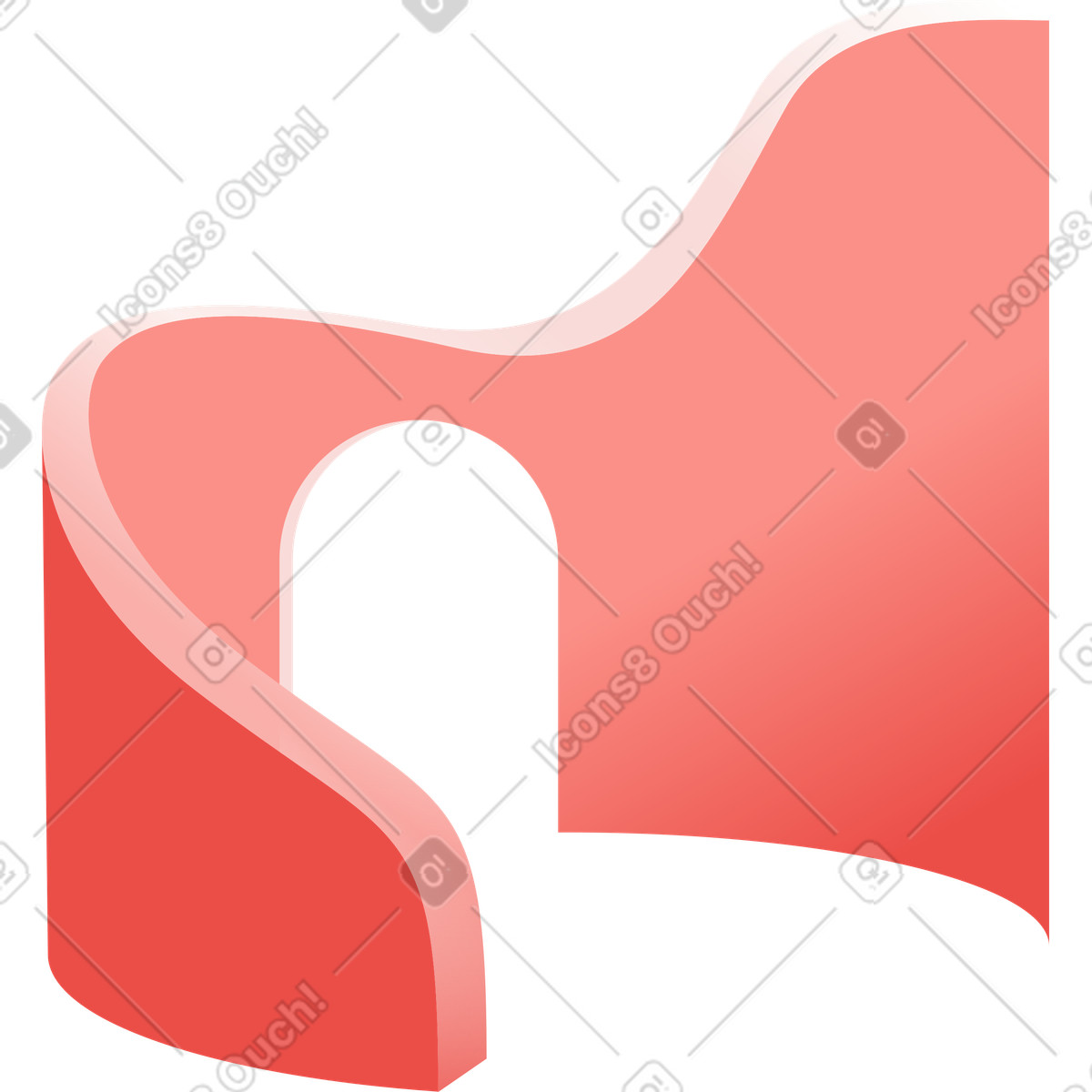Illustration Figure rose dans le style Levels à télécharger aux formats PNG, SVG