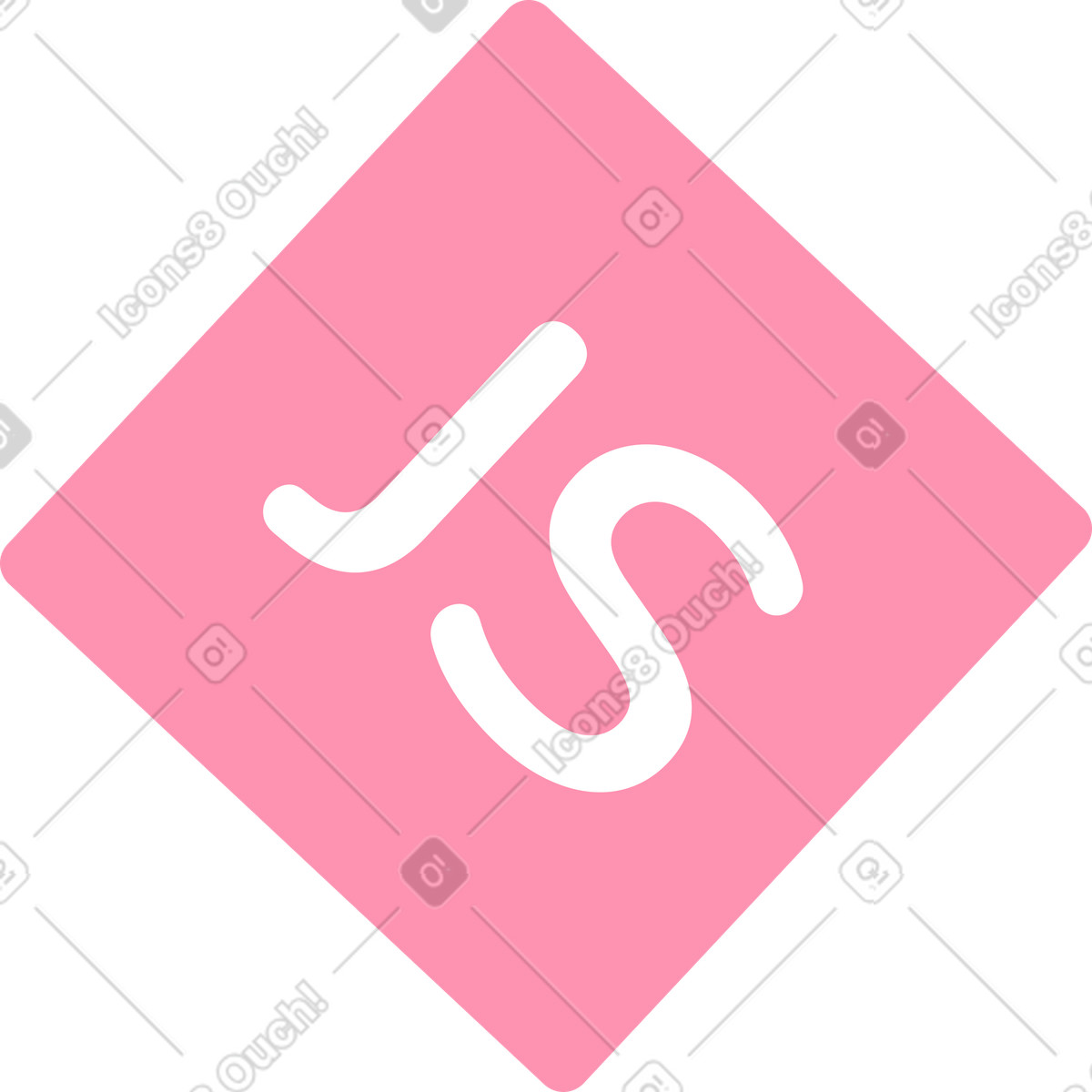 Icona js illustrazione in stile Natty scarica in PNG, SVG