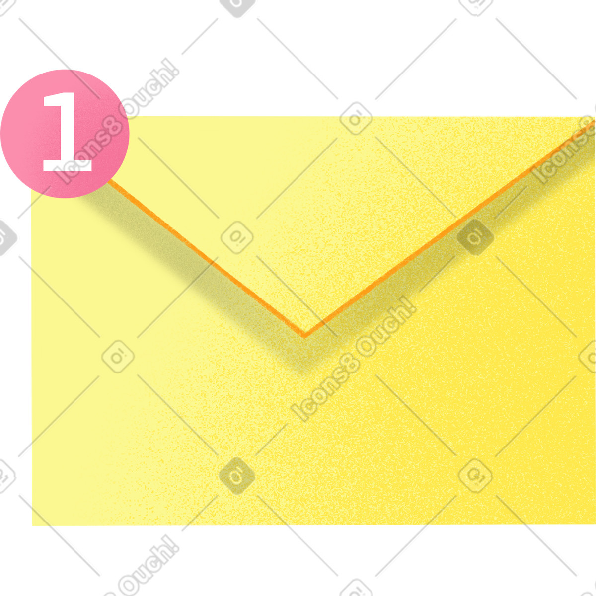 Joy スタイルの Envelope のイラストをPNG、SVG形式でダウンロード