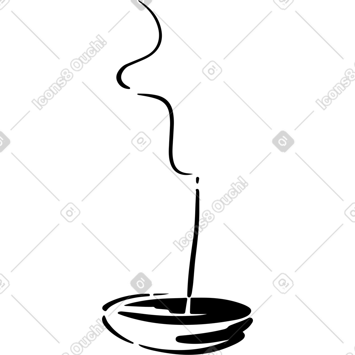 Illustration Lampe aromatique dans le style Line à télécharger aux formats PNG, SVG