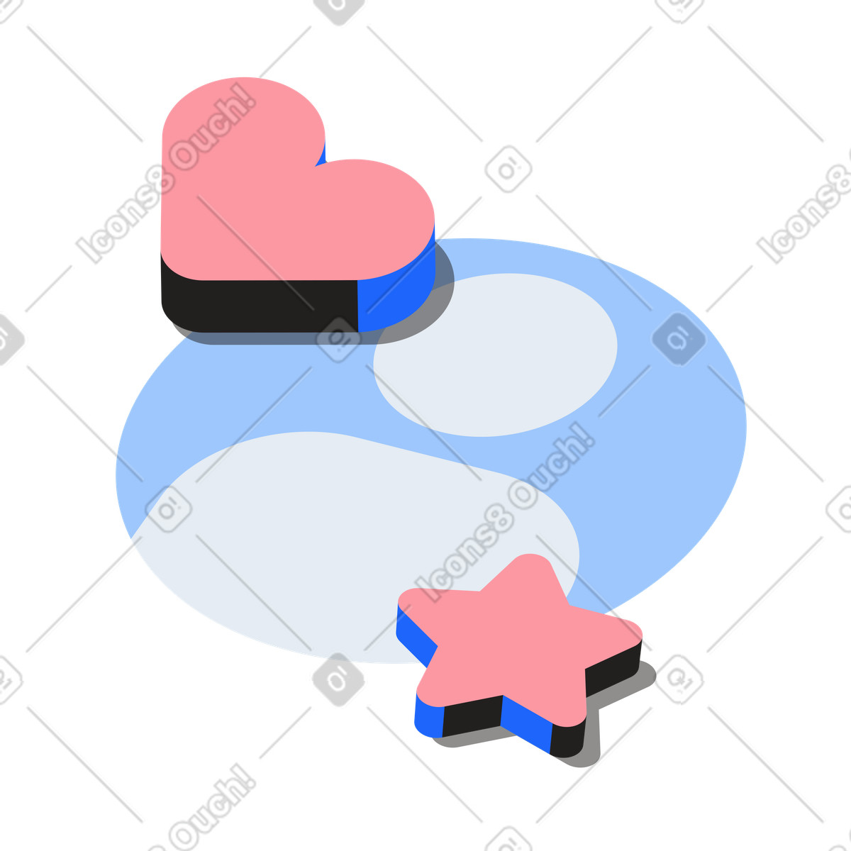 Ilustración Calificación de usuarios y comentarios clientes en estilo Editorial a descargar en PNG SVG